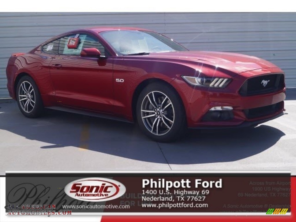Ruby Red / Ebony Ford Mustang GT Coupe