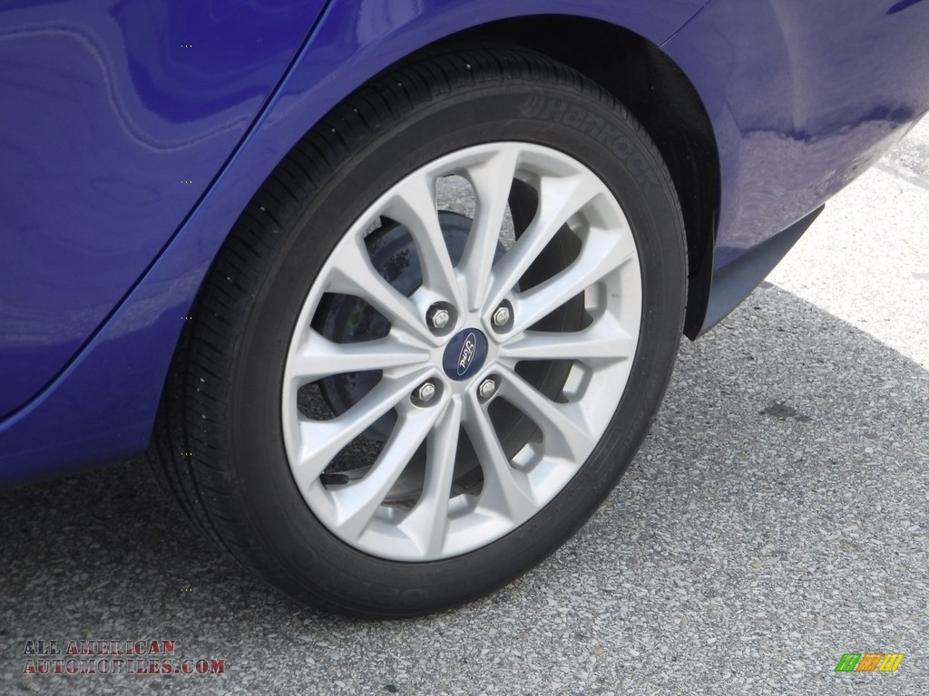 2014 Fiesta SE Sedan - Performance Blue / Charcoal Black photo #6