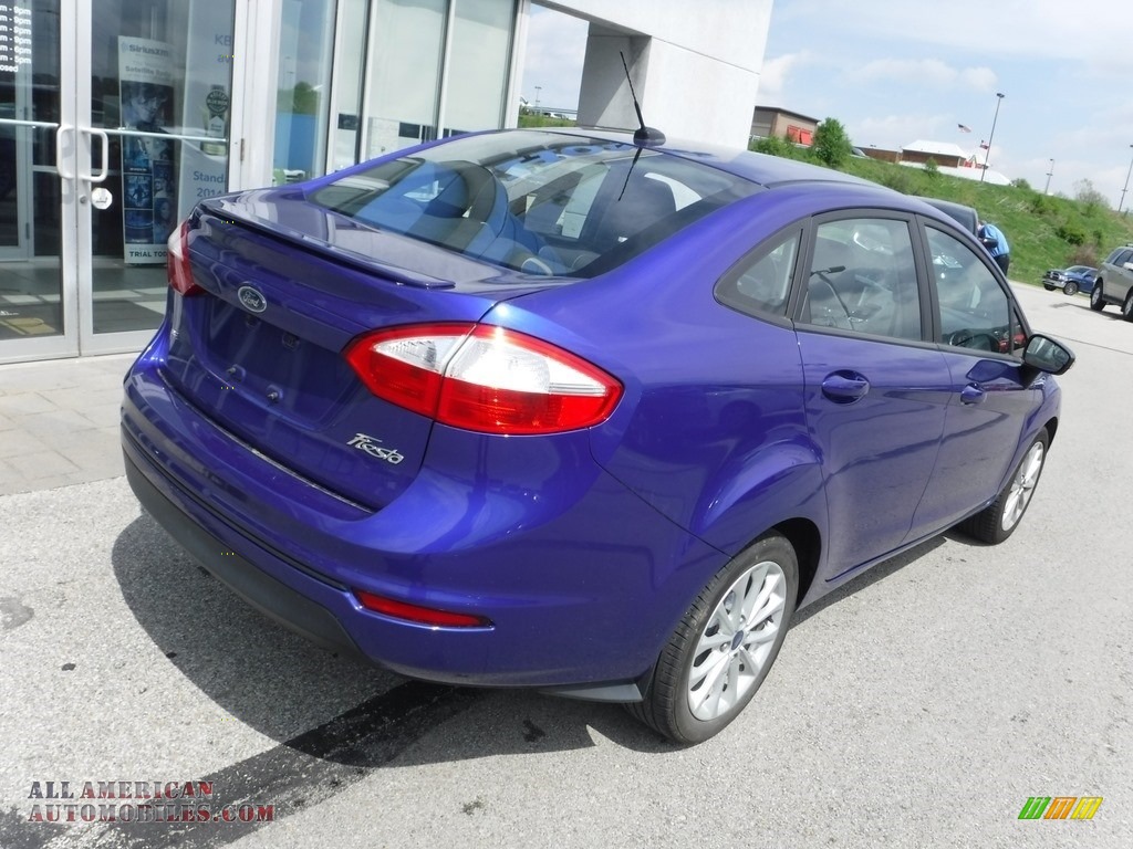 2014 Fiesta SE Sedan - Performance Blue / Charcoal Black photo #10