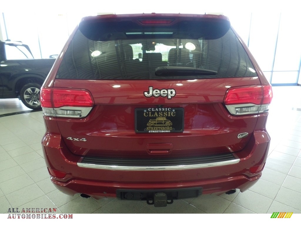 2014 Grand Cherokee Overland 4x4 - Deep Cherry Red Crystal Pearl / Overland Nepal Jeep Brown Light Frost photo #12