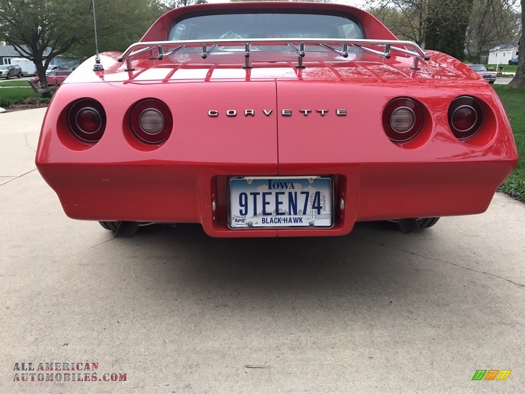 1974 Corvette Stingray Coupe - Torch Red / Saddle photo #8