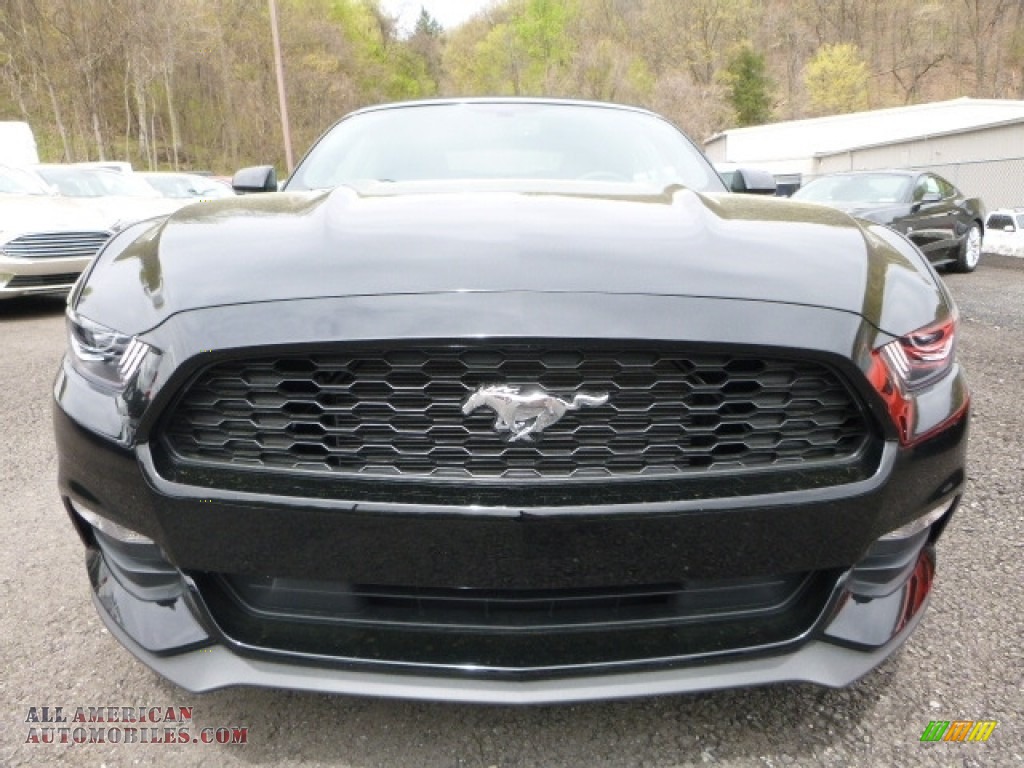 2017 Mustang V6 Convertible - Shadow Black / Ebony photo #4
