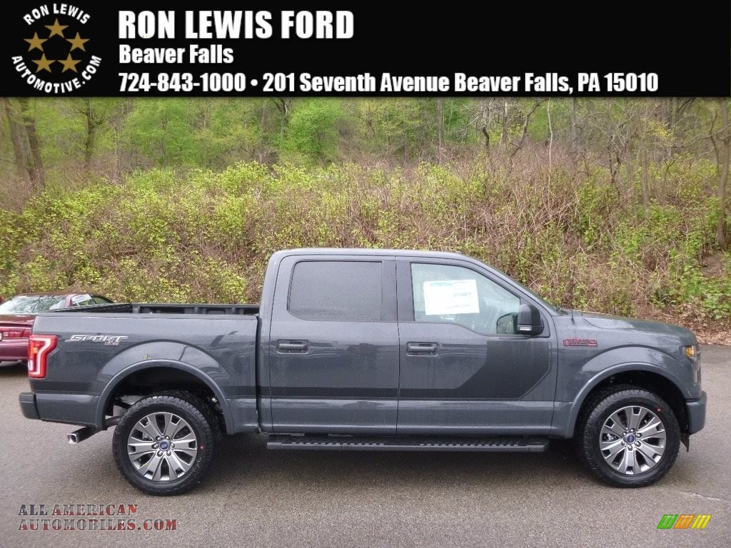 Lithium Gray / Black Special Edition Package Ford F150 XLT SuperCrew 4x4