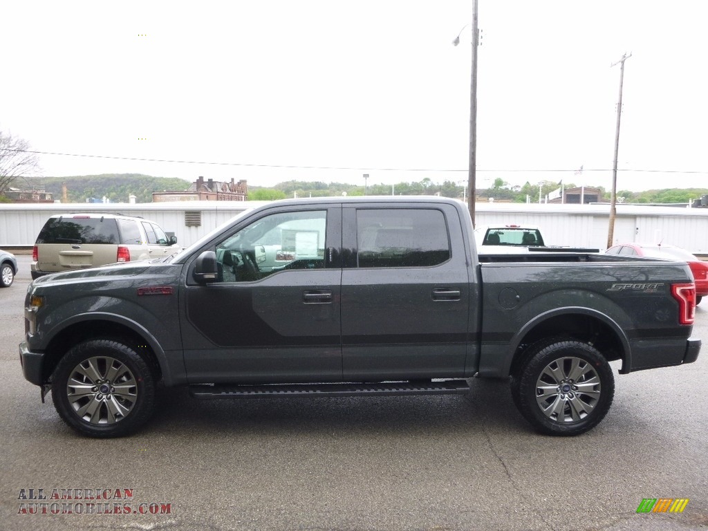 2017 F150 XLT SuperCrew 4x4 - Lithium Gray / Black Special Edition Package photo #5