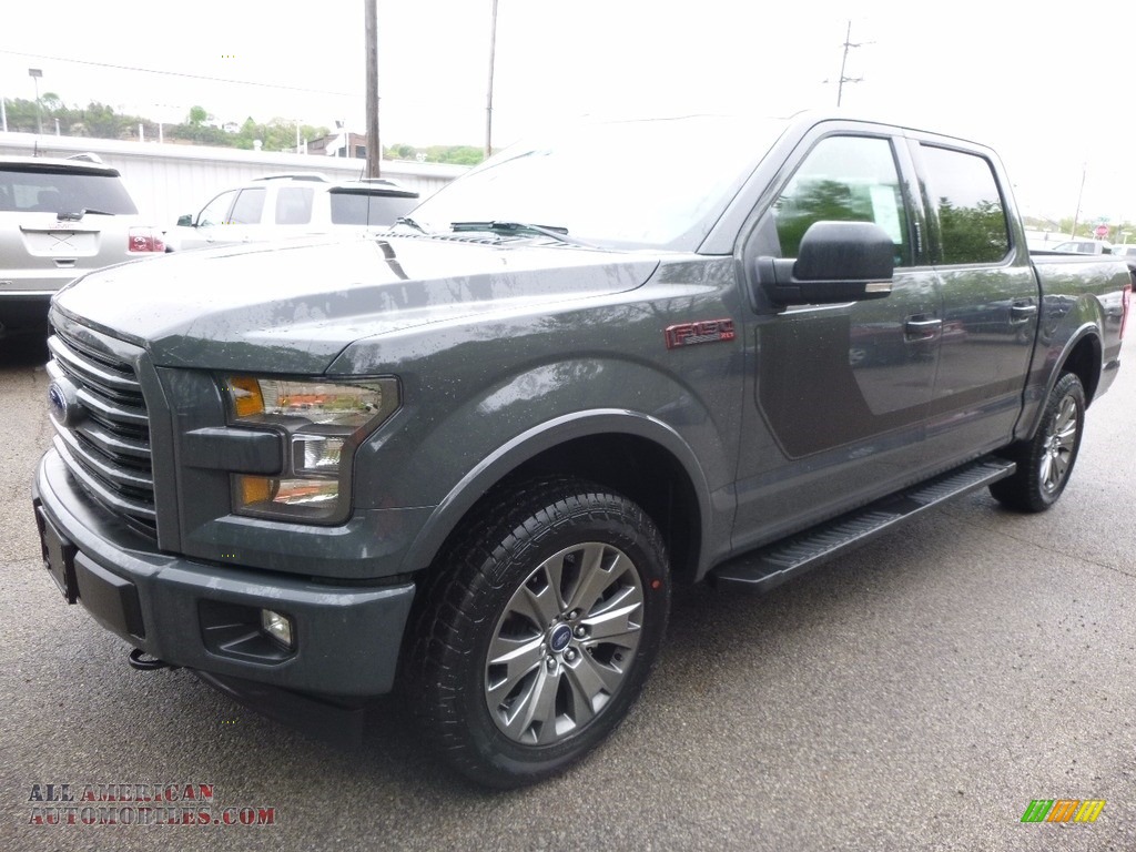 2017 F150 XLT SuperCrew 4x4 - Lithium Gray / Black Special Edition Package photo #6