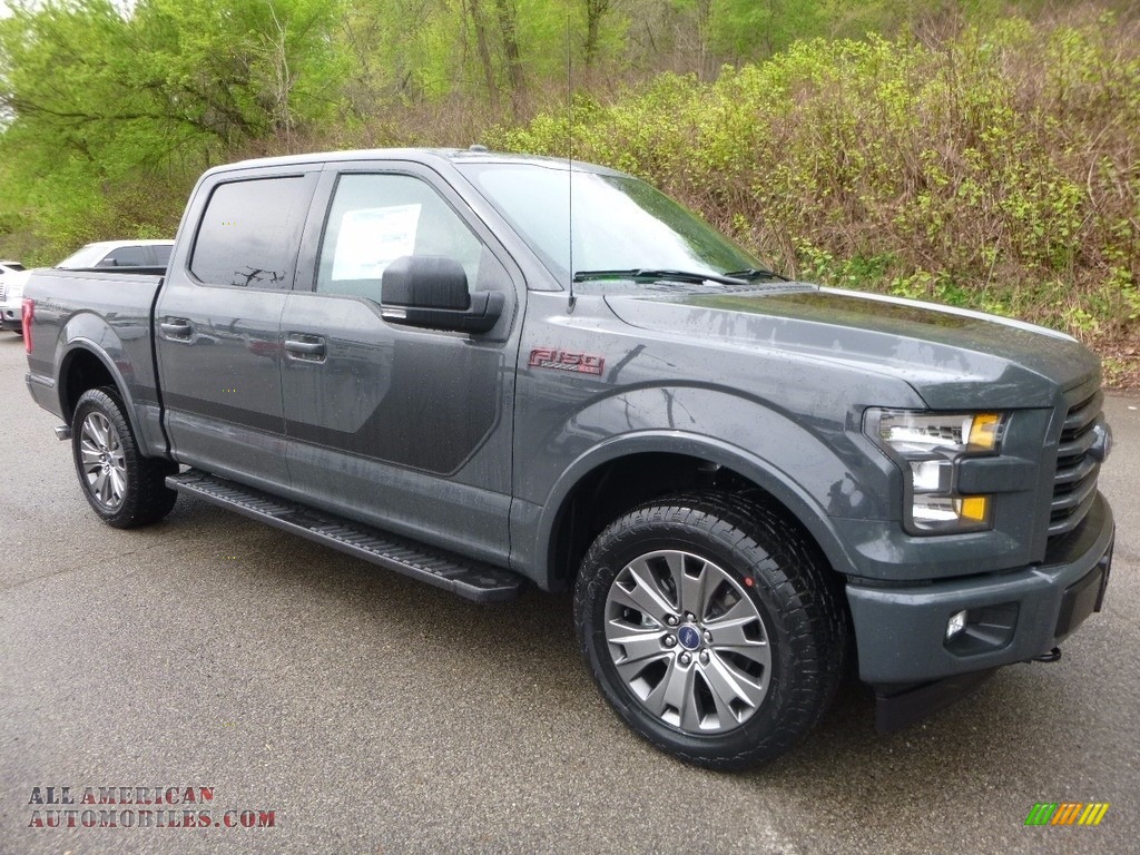 2017 F150 XLT SuperCrew 4x4 - Lithium Gray / Black Special Edition Package photo #8