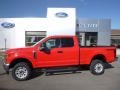 Ford F250 Super Duty XLT SuperCab 4x4 Race Red photo #1
