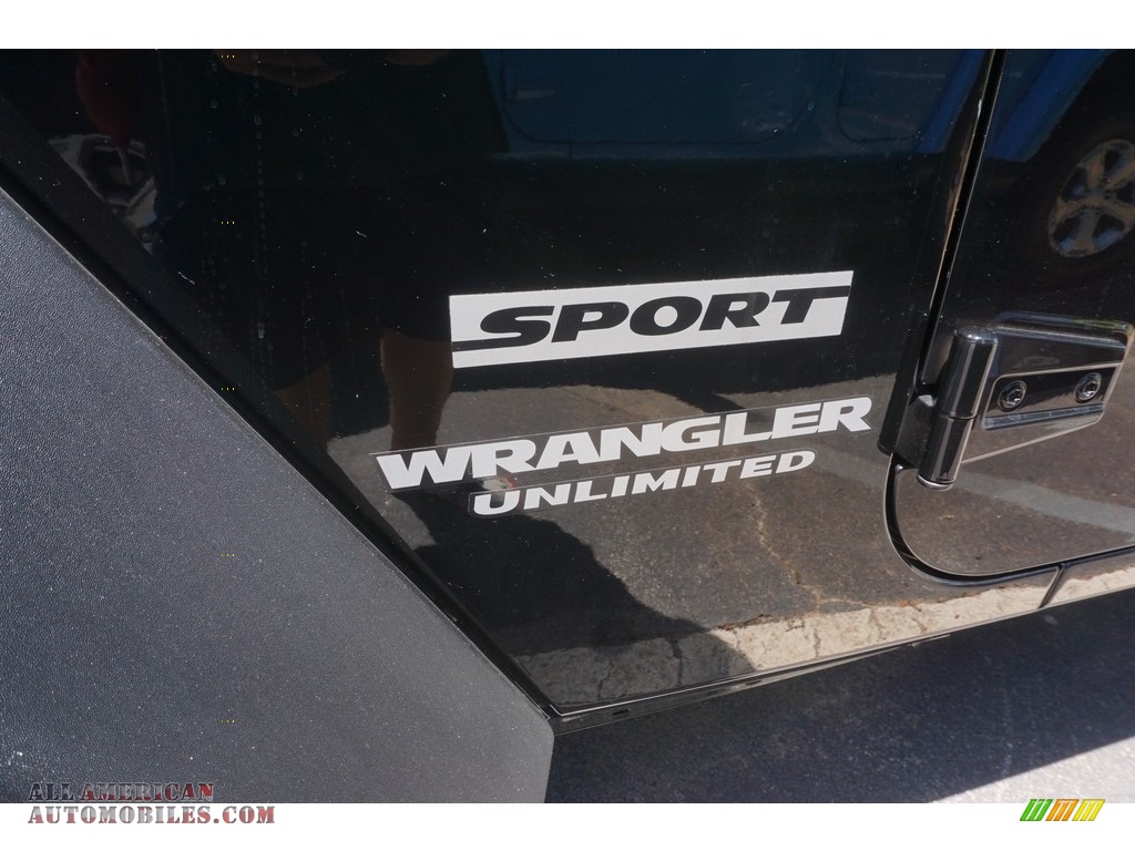 2017 Wrangler Unlimited Sport 4x4 - Black / Black photo #6
