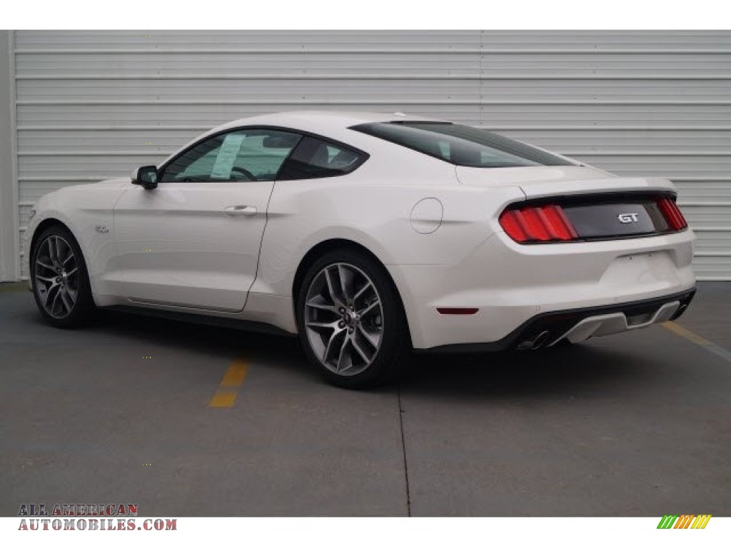 2017 Mustang GT Premium Coupe - White Platinum / Ebony photo #4