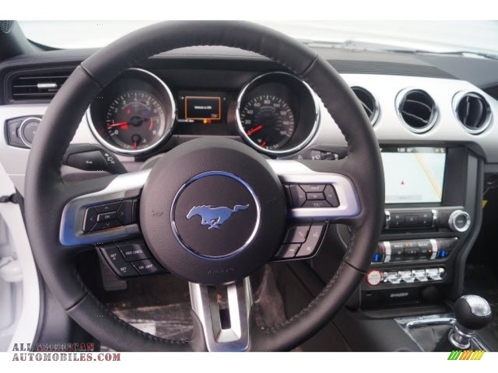 2017 Mustang GT Premium Coupe - White Platinum / Ebony photo #14