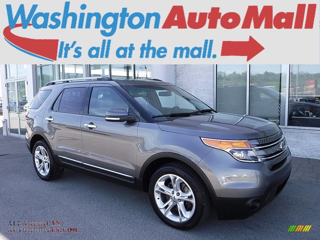 Sterling Gray / Medium Light Stone Ford Explorer Limited 4WD
