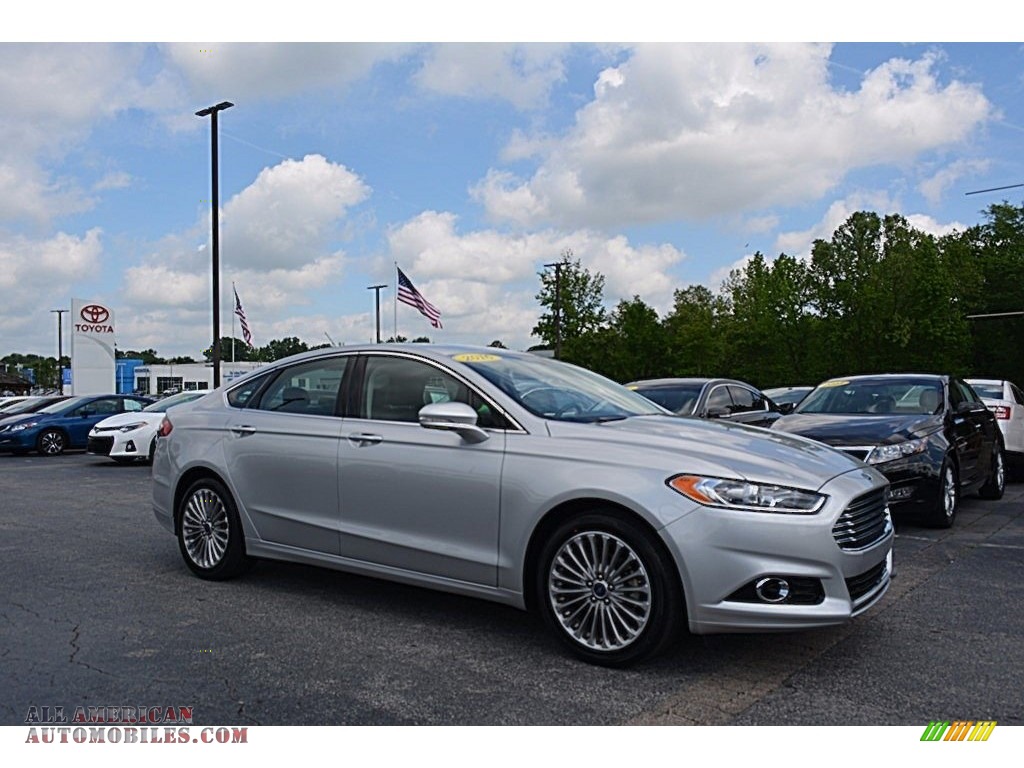 2016 Fusion Titanium - Ingot Silver Metallic / Charcoal Black photo #1