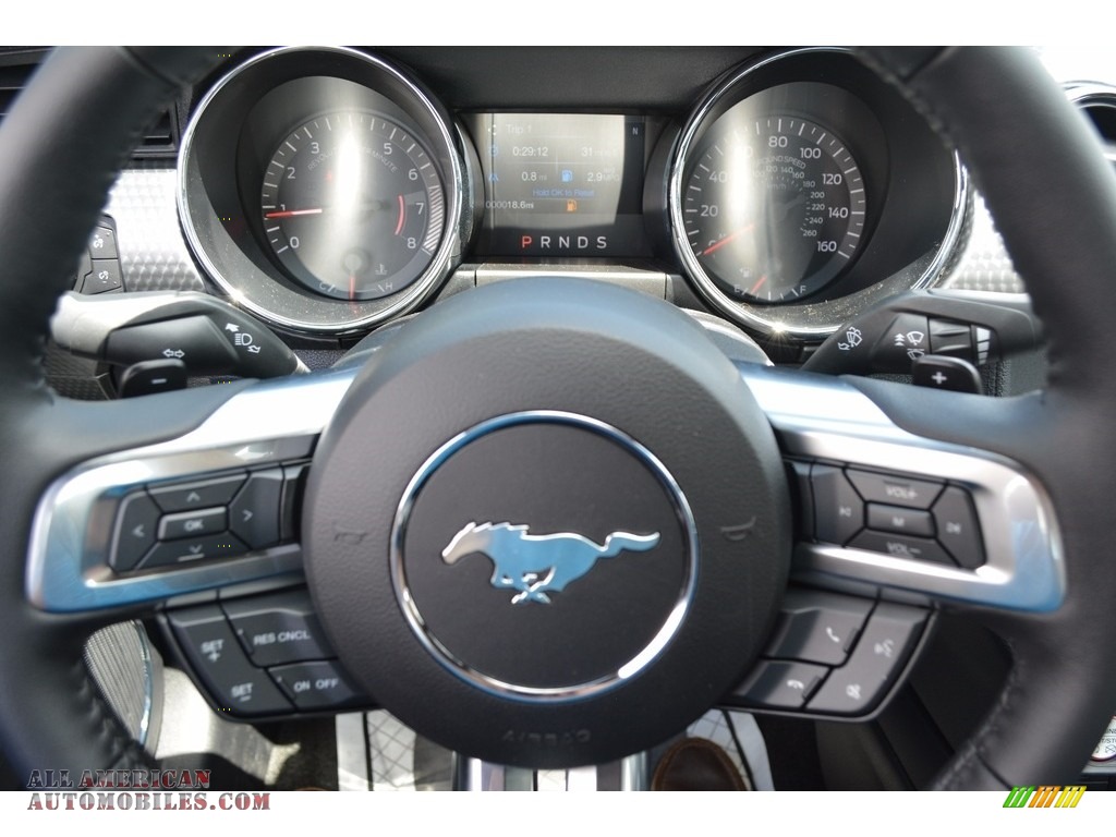 2017 Mustang Ecoboost Coupe - Magnetic / Ebony photo #16