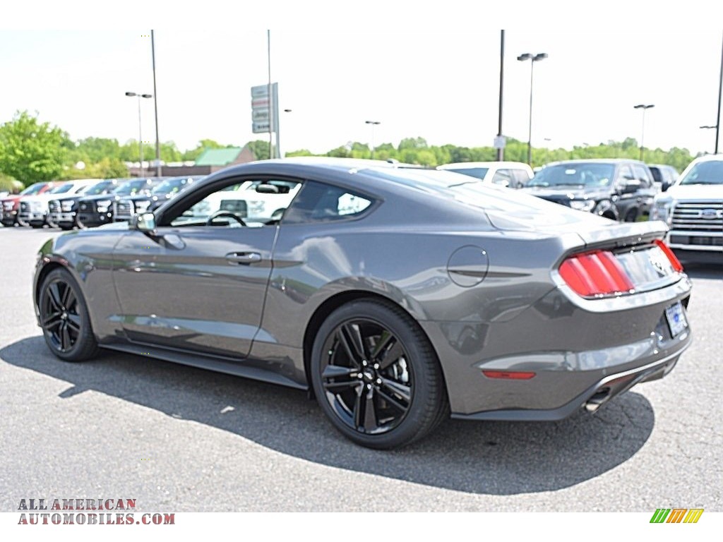 2017 Mustang Ecoboost Coupe - Magnetic / Ebony photo #19
