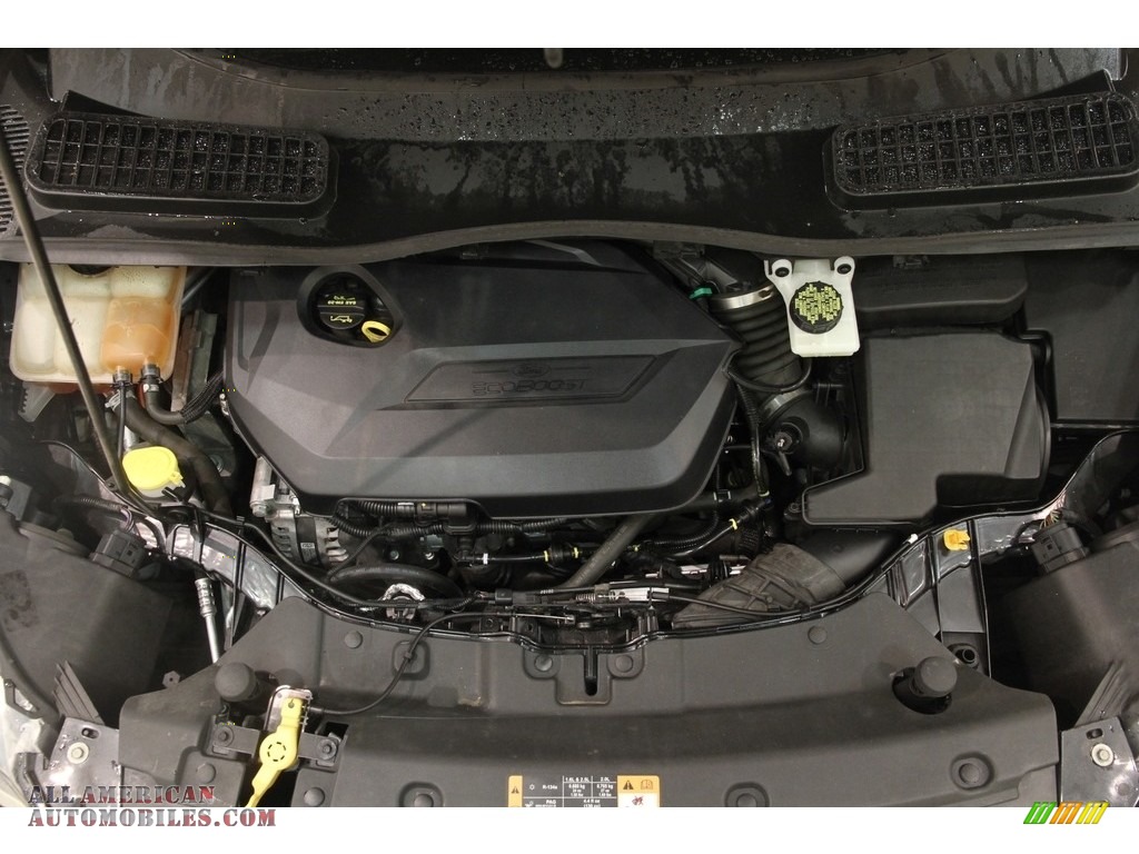 2014 Escape Titanium 1.6L EcoBoost 4WD - Tuxedo Black / Charcoal Black photo #21