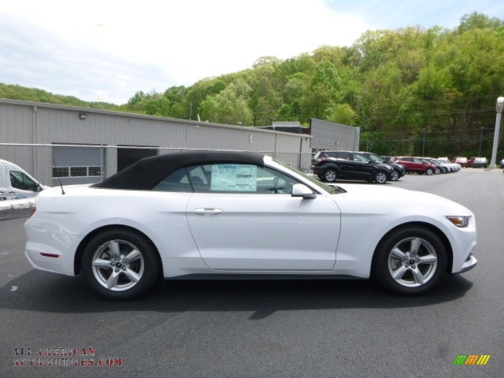 Oxford White / Ebony Ford Mustang V6 Convertible