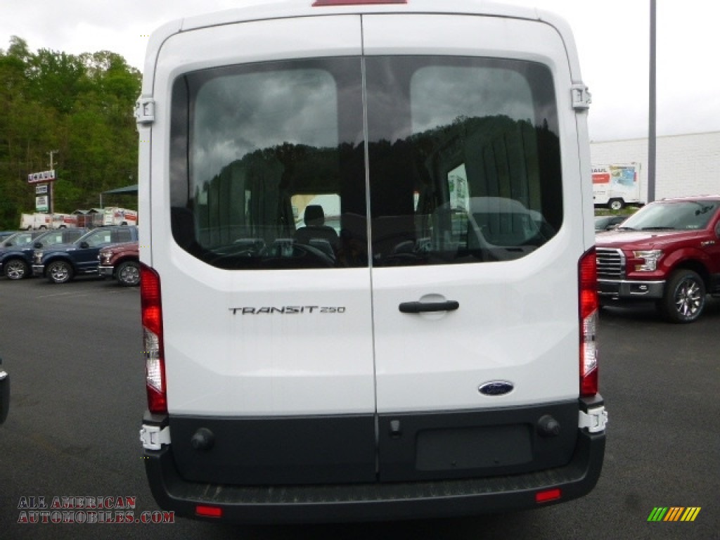 2017 Transit Van 250 MR Long - Oxford White / Pewter photo #6