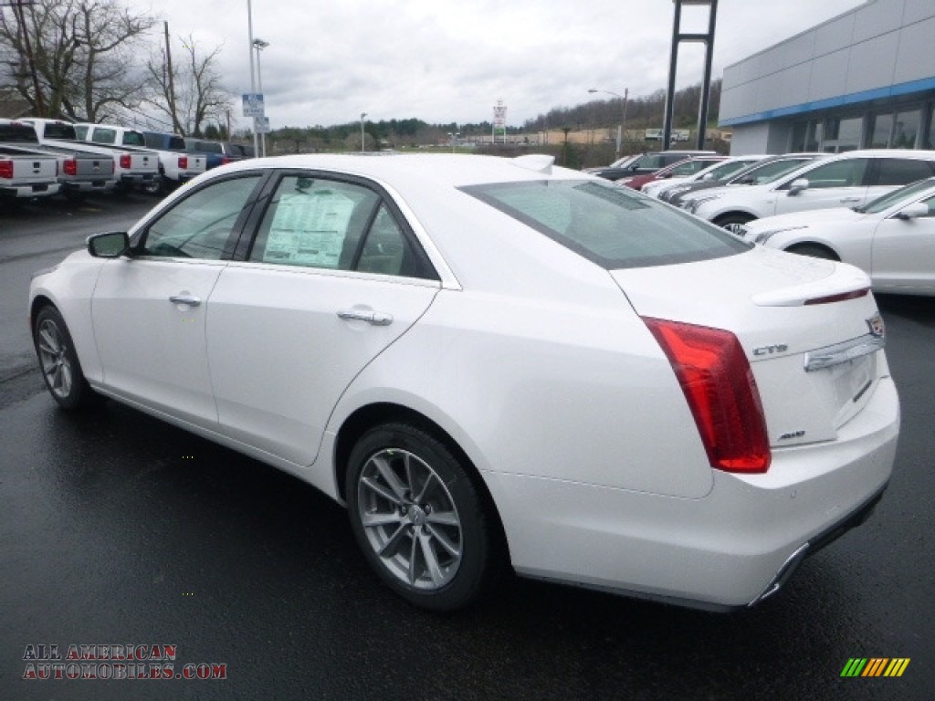 2017 CTS Luxury AWD - Crystal White Tricoat / Very Light Cashmere w/Jet Black Accents photo #10