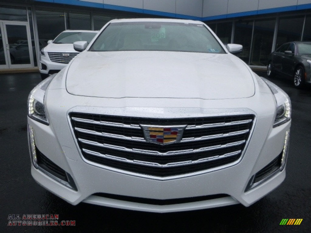 2017 CTS Luxury AWD - Crystal White Tricoat / Very Light Cashmere w/Jet Black Accents photo #13