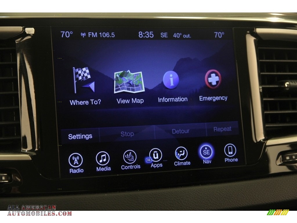 2017 Pacifica Touring L - Velvet Red Pearl / Black/Alloy photo #10