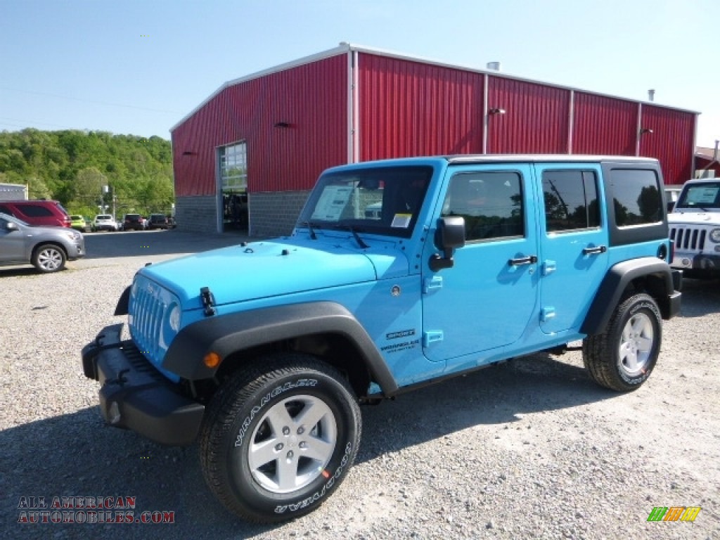 2017 Jeep Wrangler Unlimited Sport 4x4 In Chief Blue - 670556 | All ...