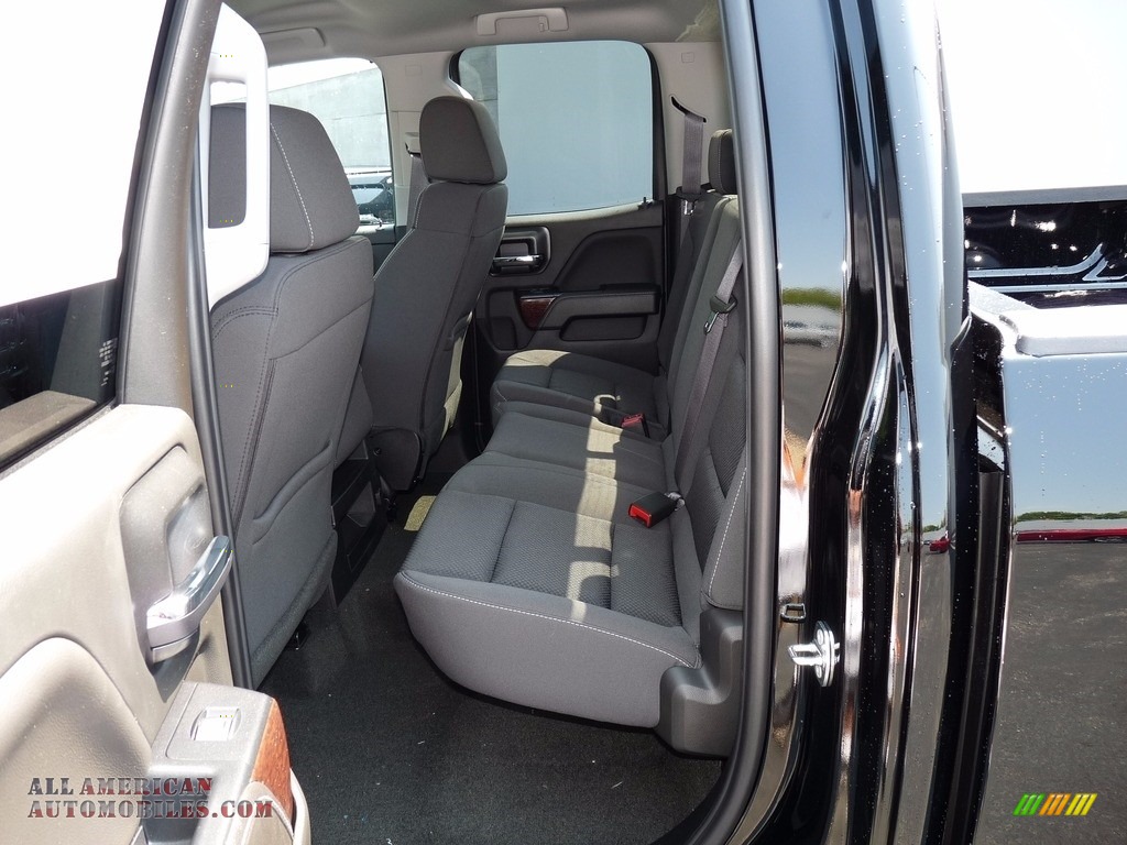 2017 Sierra 1500 SLE Double Cab 4WD - Onyx Black / Jet Black photo #7