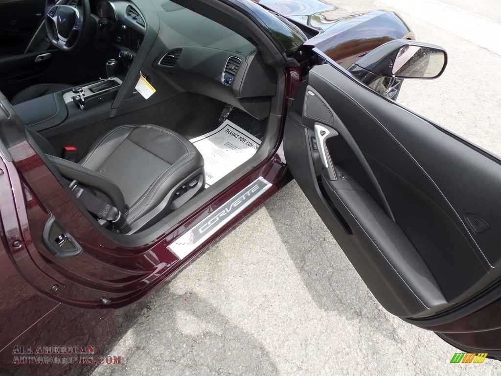 2017 Corvette Stingray Coupe - Black Rose Metallic / Jet Black photo #45