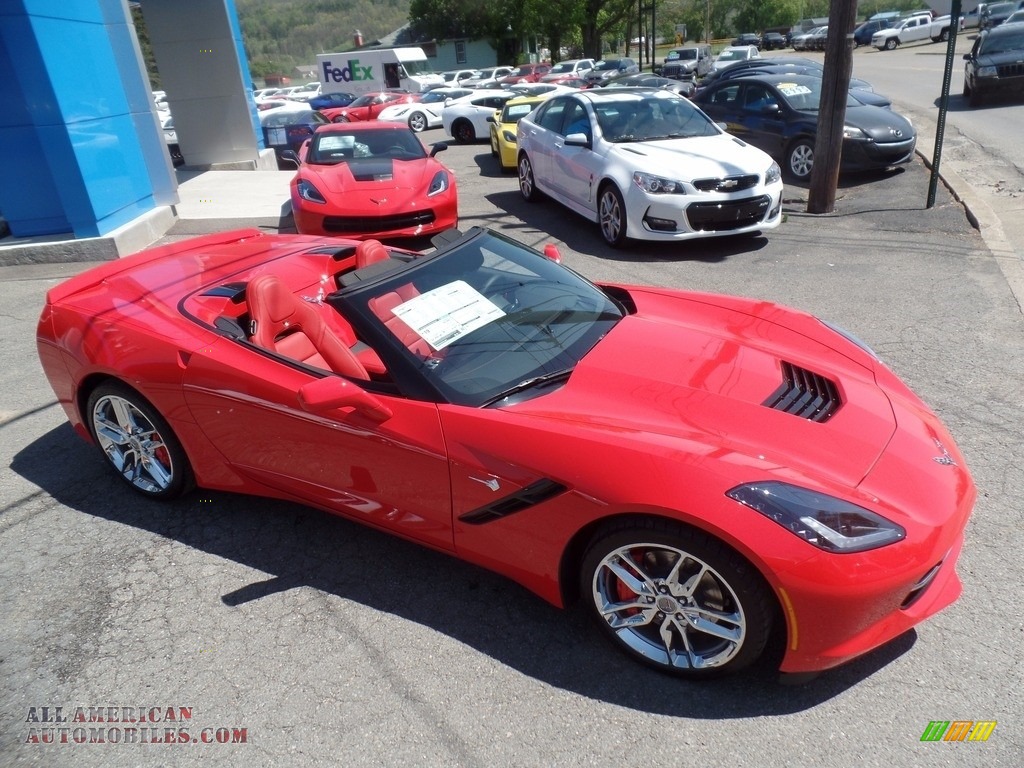 Torch Red / Adrenaline Red Chevrolet Corvette Stingray Convertible