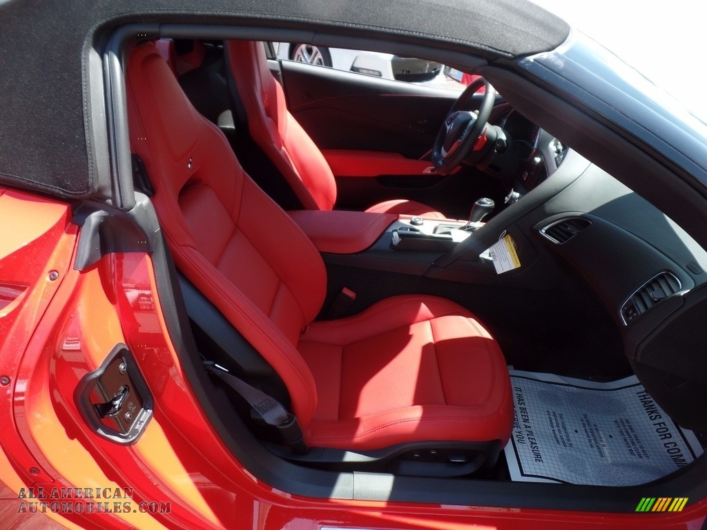 2017 Corvette Stingray Convertible - Torch Red / Adrenaline Red photo #46