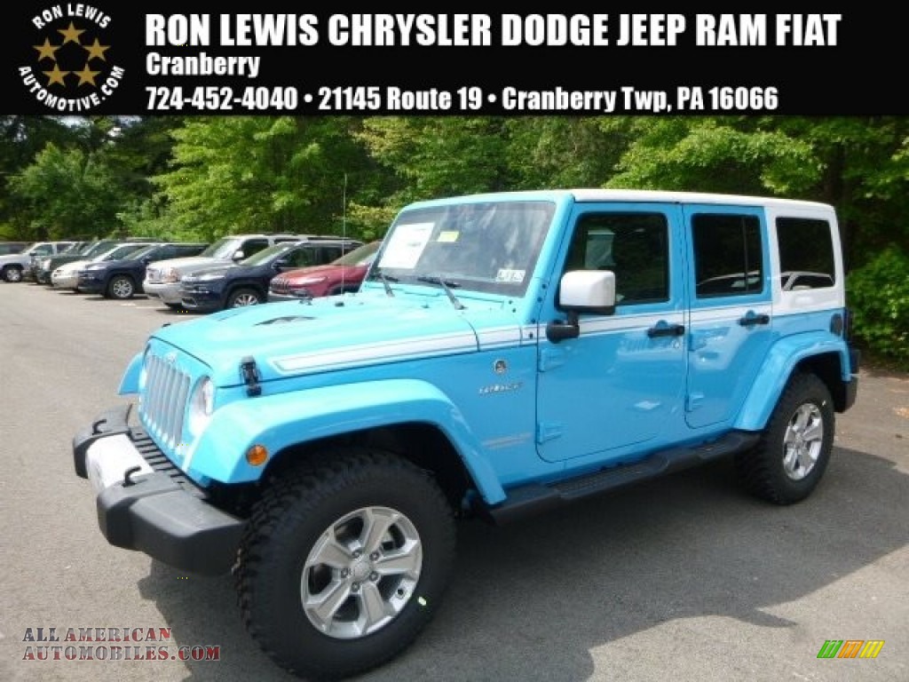 Chief Blue / Black Jeep Wrangler Unlimited Chief Edition 4x4
