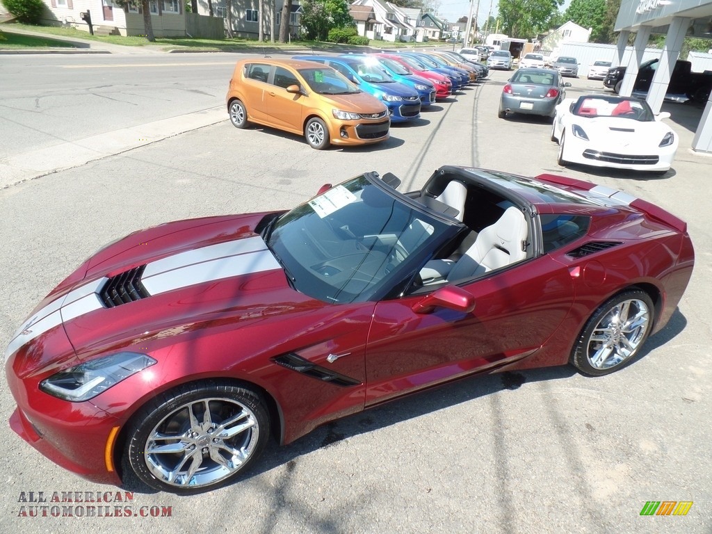 Long Beach Red Metallic Tintcoat / Gray Chevrolet Corvette Stingray Coupe