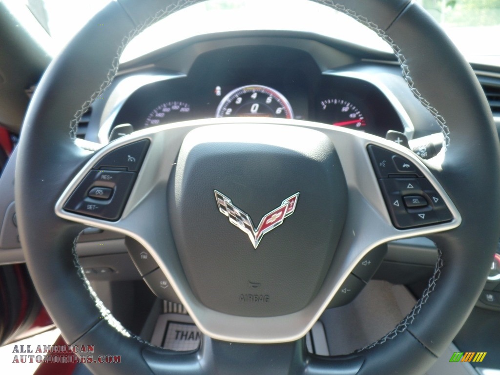 2017 Corvette Stingray Coupe - Long Beach Red Metallic Tintcoat / Gray photo #27