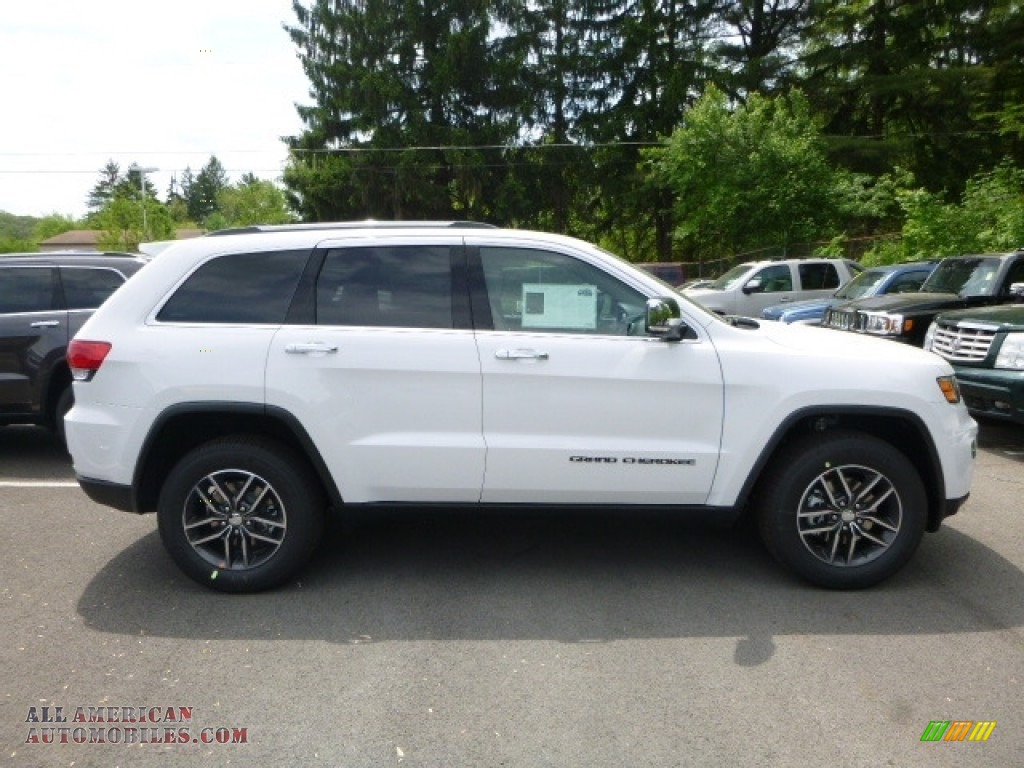 2017 Grand Cherokee Limited 4x4 - Bright White / Black/Light Frost Beige photo #6