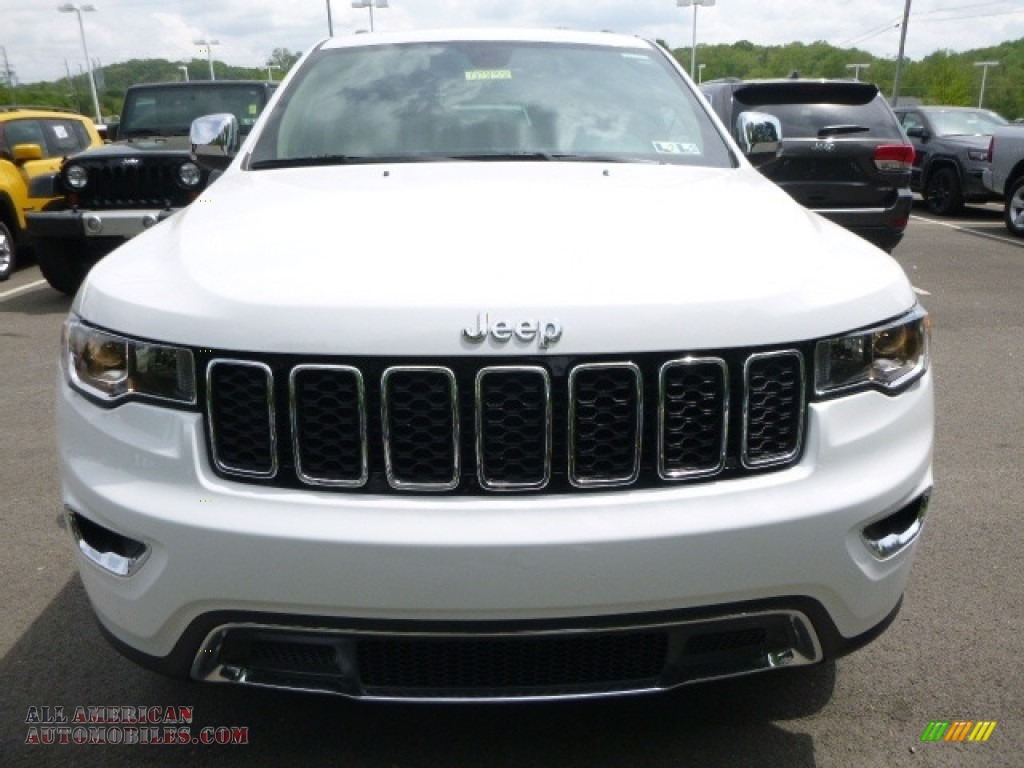 2017 Grand Cherokee Limited 4x4 - Bright White / Black/Light Frost Beige photo #11
