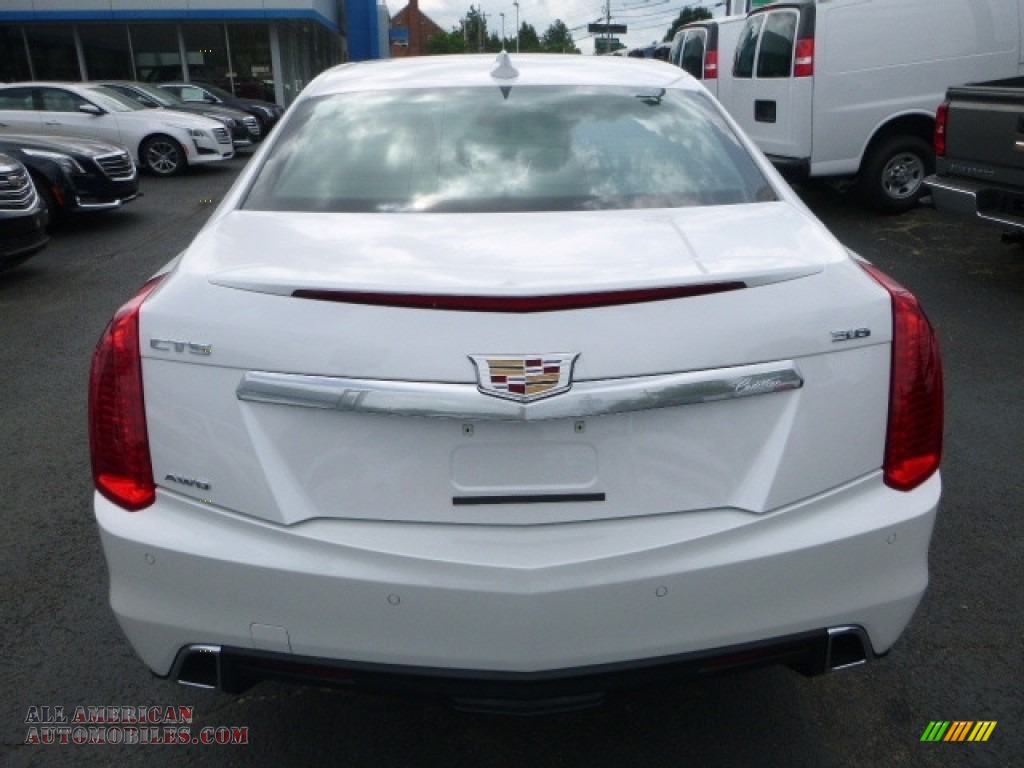 2017 CTS Luxury AWD - Crystal White Tricoat / Light Platinum w/Jet Black Accents photo #9