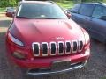 Jeep Cherokee Limited 4x4 Deep Cherry Red Crystal Pearl photo #2