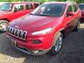 Jeep Cherokee Limited 4x4 Deep Cherry Red Crystal Pearl photo #3