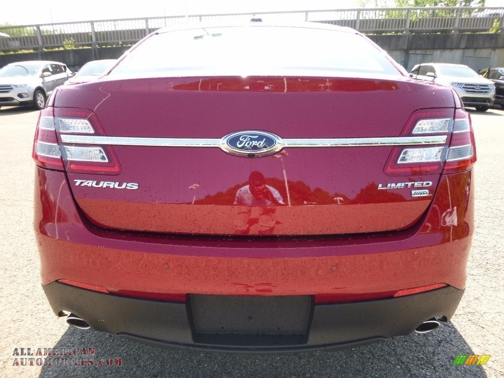 2017 Taurus Limited AWD - Ruby Red / Dune photo #3