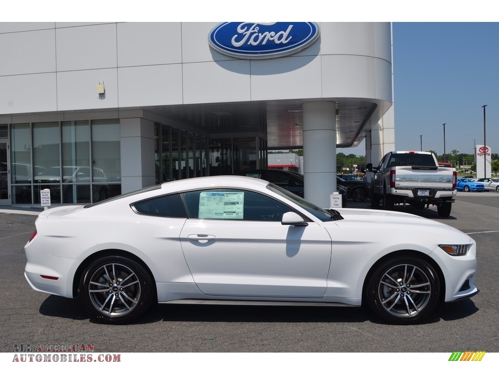 2017 Mustang Ecoboost Coupe - Oxford White / Ebony photo #2