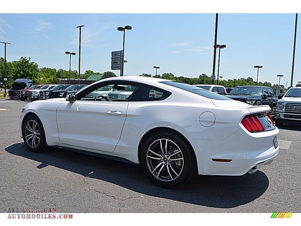 2017 Mustang Ecoboost Coupe - Oxford White / Ebony photo #17