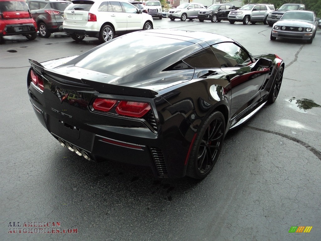 2017 Corvette Grand Sport Coupe - Black / Jet Black photo #4