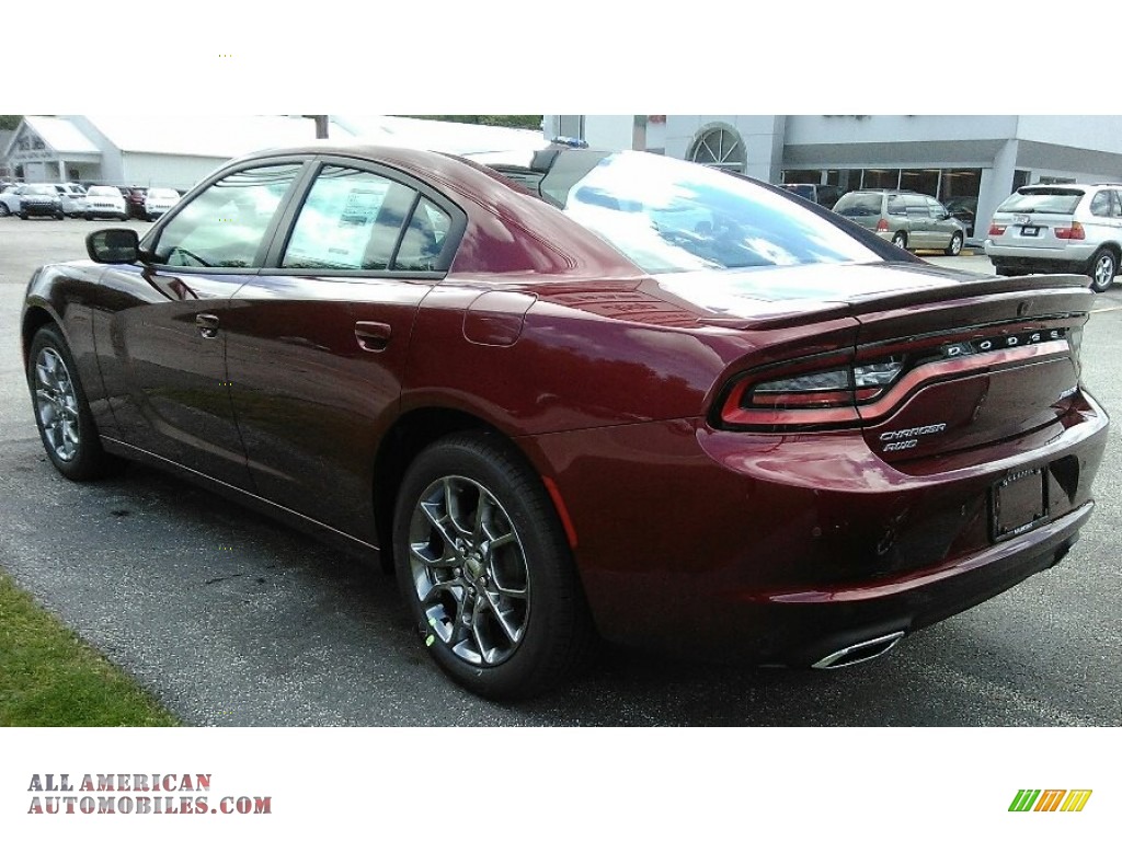 2017 Charger SXT AWD - Octane Red / Black photo #3