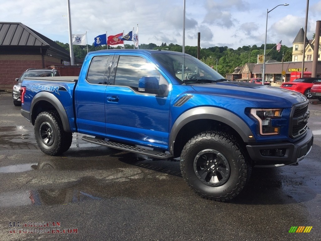 2017 Ford F150 SVT Raptor SuperCab 4x4 in Lightning Blue A65364 All
American Automobiles