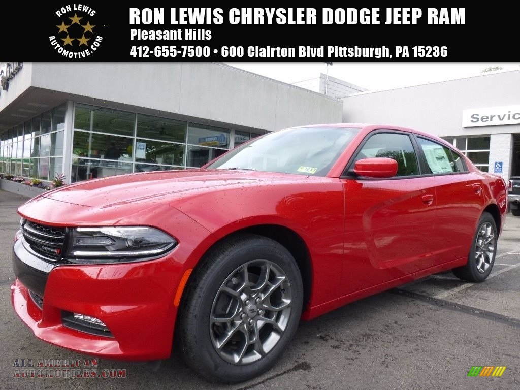 2017 Charger SXT AWD - TorRed / Black photo #1