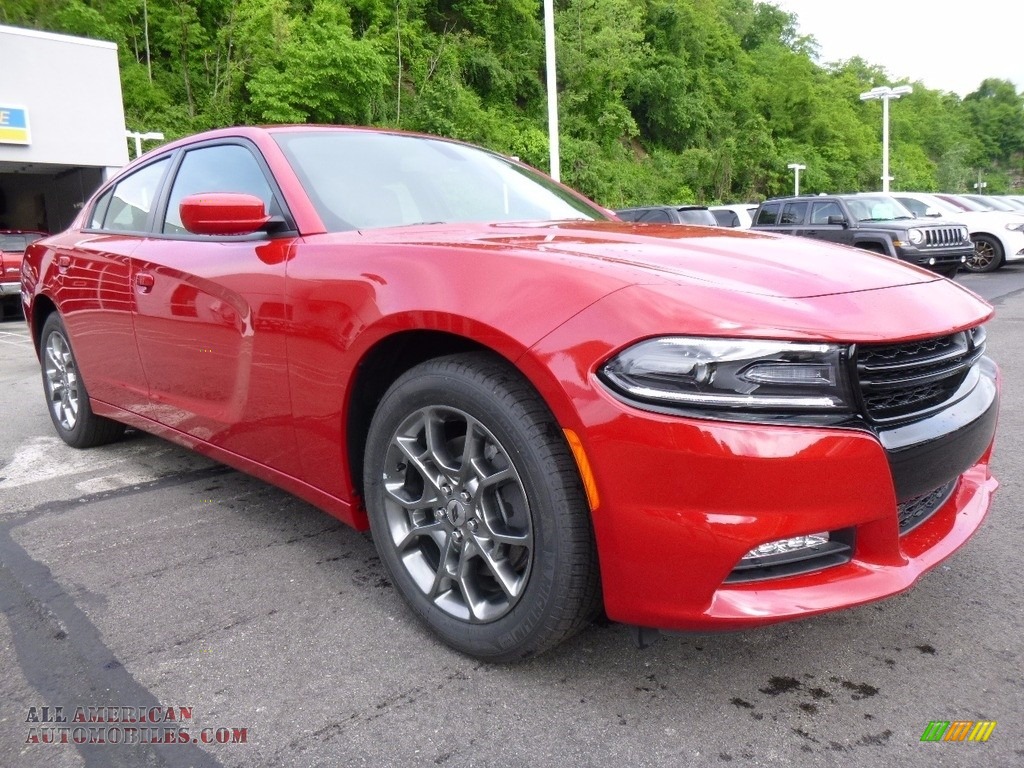 2017 Charger SXT AWD - TorRed / Black photo #7