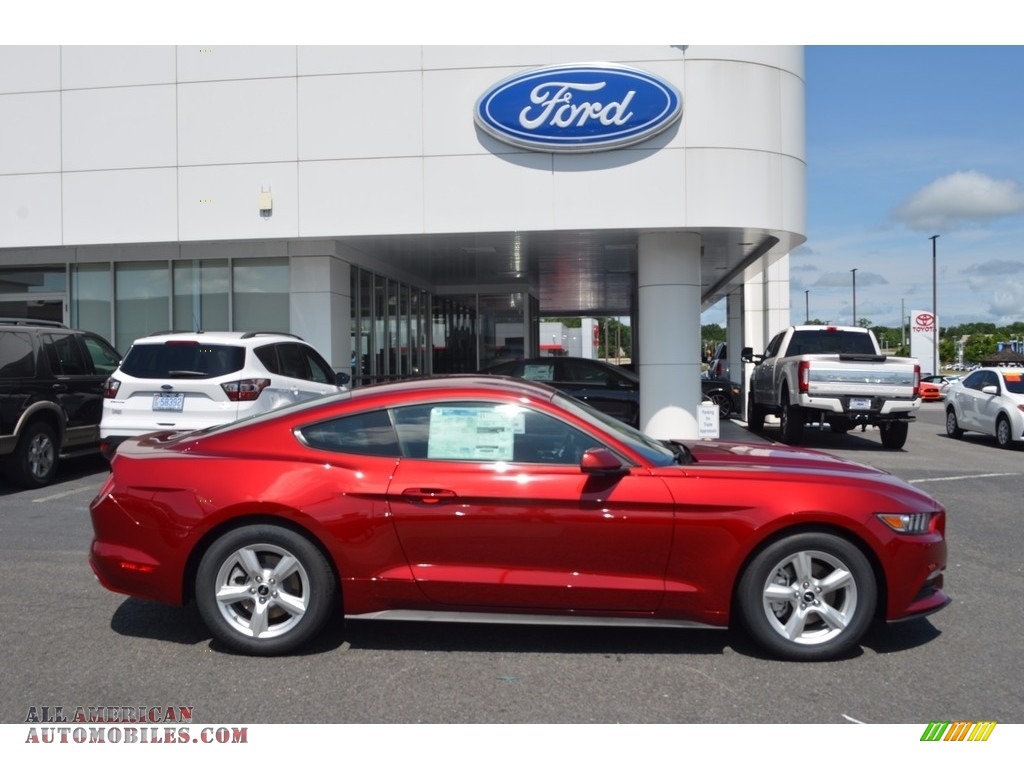 2017 Mustang V6 Coupe - Ruby Red / Ebony photo #2