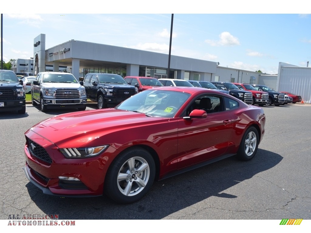 2017 Mustang V6 Coupe - Ruby Red / Ebony photo #3