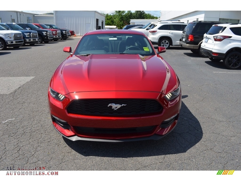 2017 Mustang V6 Coupe - Ruby Red / Ebony photo #4