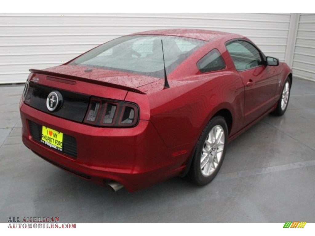 2014 Mustang V6 Premium Coupe - Ruby Red / Charcoal Black photo #6