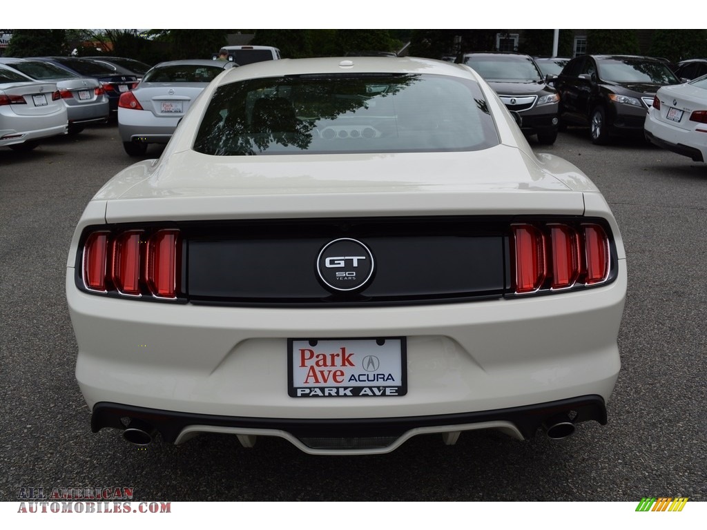 2015 Mustang 50th Anniversary GT Coupe - 50th Anniversary Wimbledon White / 50th Anniversary Cashmere photo #4
